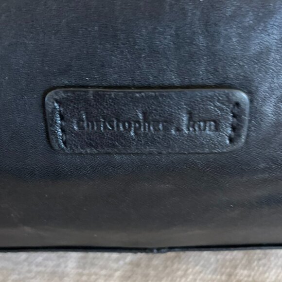 Christopher & Kon Woman's Black Leather Bohemian Crossbody/Travel/Hand Bag - Picture 5 of 11